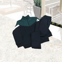 Pantalon et veste 2 en 1 pour homme, en coton 100% uni, décontracté, léger, à séchage rapide, manches longues, hiver