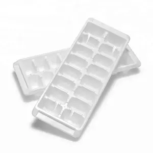 Flexibele Herbruikbare Vriezer Ice Cube Mold Plastic Ijsbakje