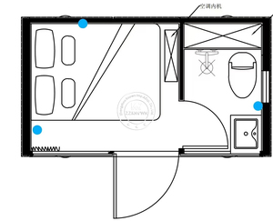 Cápsula de Oficina Inteligente Móvil en Oferta en China, Casa Cápsula con Estructura de Acero, Diseño Moderno Impermeable - Product Image 5