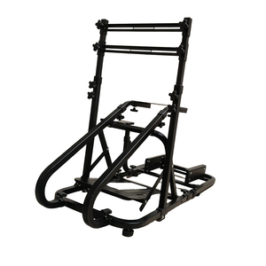 ที่ยึดหน้า<span class=keywords><strong>จอ</strong></span>ที่นั่งจำลองเกมขับรถโลหะ NBL ที่วางพวงมาลัย - Product Image 5