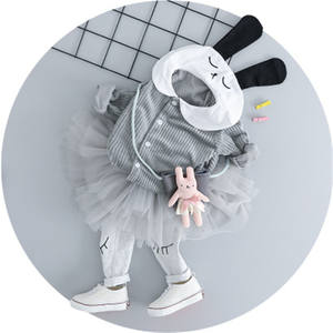 Disfraz de Princesa para Niña, Venta al por Mayor, Leggings con Volantes y Camiseta Larga, Conjunto de Ropa para Niña, Compra Directa de China - Product Image 2