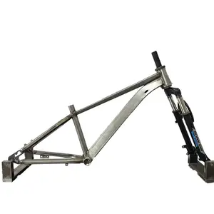 低价自行车零件便宜的自行车车架MTB山地车单速自行车固定齿轮车架