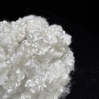 Fibre de rembourrage recyclée GRS 100% polyester creux conjugué siliconé HCS