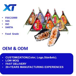 <span class=keywords><strong>Film</strong></span> d'emballage alimentaire double <span class=keywords><strong>canal</strong></span> pour l'emballage des sushis, emballage d'algues, emballage de boulettes de riz triangulaires Onigiri, emballage de nori - Product Image 5