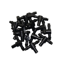 Raccords pour système d'irrigation goutte à goutte Connecteurs barbelés Joints en T pour tuyau de 1/4 pouces