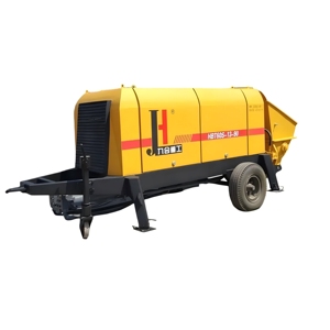 JIUHE HBT60S-13 Electromotor Trailer <b>Mounted</b> Concrete Pump Factory Direct Supply for Concrete Construction Work - Product Image 1