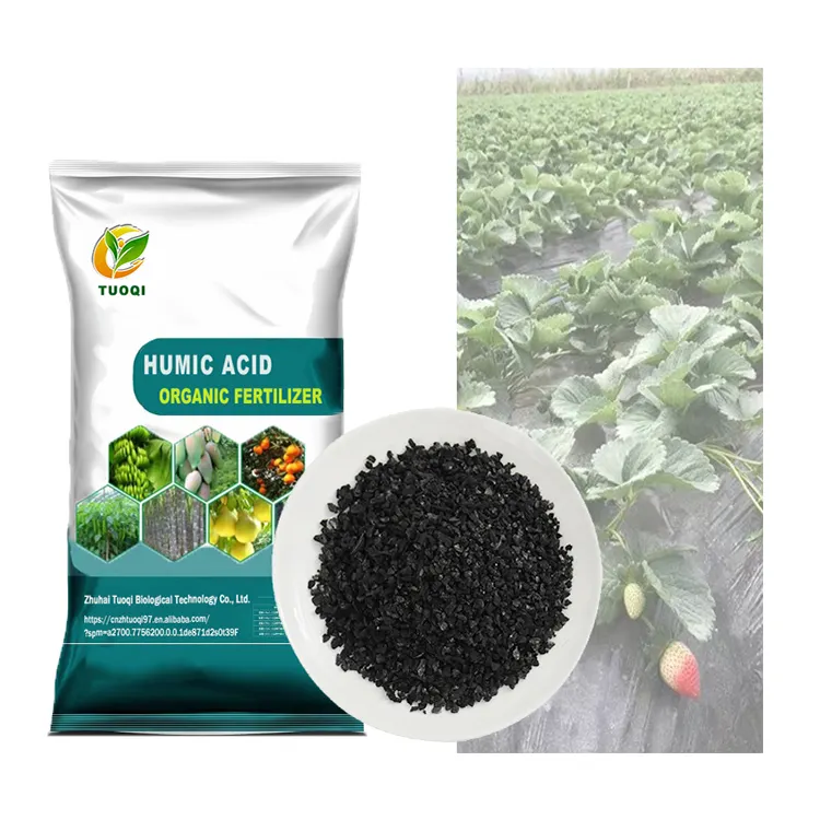 Fertilizante orgánico soluble en agua personalizado Toqi Fertilizante NPK de ácido húmico