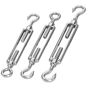 Stainless Steel Turnbuckle <b>Screw</b> Tensioner M4 <b>M5</b> M6 M8 Wire Rope Tensioner Custom Made 304 Material - Product Image 2