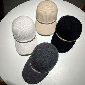 Nouvelle casquette de baseball en tricot de luxe, décontractée, en laine, pour le sport et les activités de plein air - Product Image 3