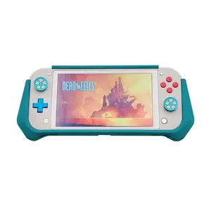 Nintendo Switch Lite 콘솔 보호 케이스 용 TPU 미끄럼 방지 전신 쉘 커버 가드