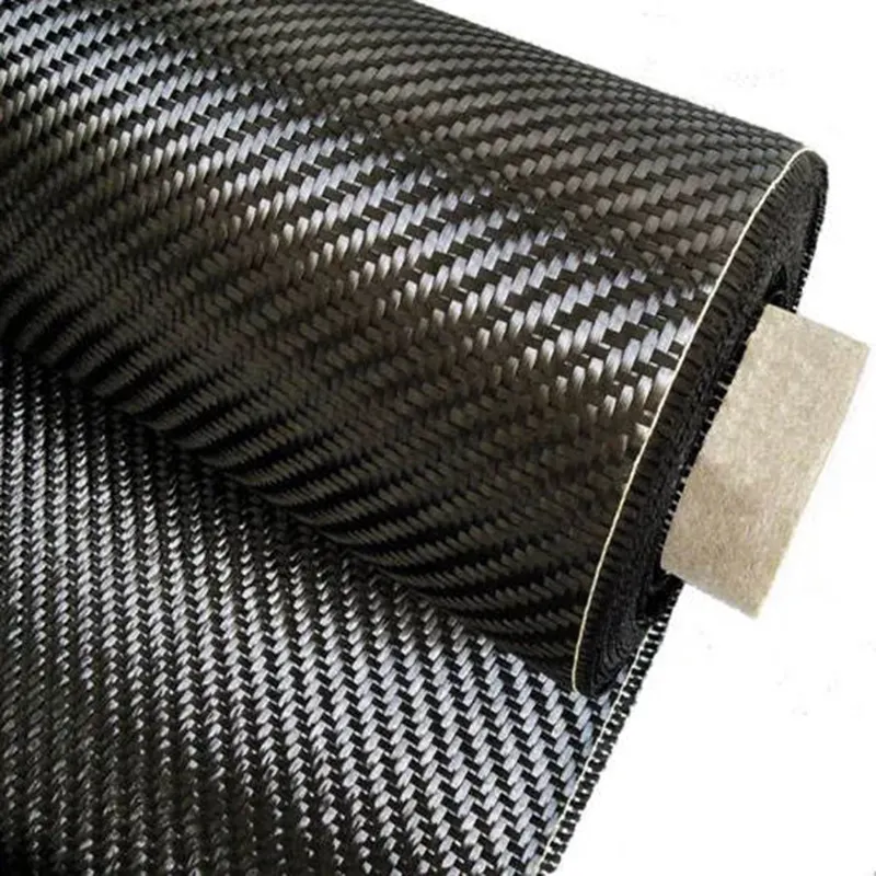 Tela de fibra de carbono Nuevo 3K Twill 200gsm 2x2 Venta al por mayor Material reforzado con fibra de carbono Tejido de fibra de carbono