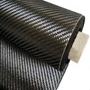 碳纤维面料新款3k斜纹200gsm 2x2批发碳纤维增强材料碳纤维编织