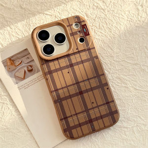 Funda para <span class=keywords><strong>iPhone</strong></span> 17 Pro Max, Estilo Vintage Británico a Cuadros Negros, Funda Suave para <span class=keywords><strong>iPhone</strong></span> 16/15 a <span class=keywords><strong>Precio</strong></span> Accesible - Product Image 2