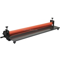 LBS1300 Vente en gros Machine à plastifier manuelle de bureau LBS1300 de 1300 mm, plastifieuse à froid pour textiles, emballage de colis