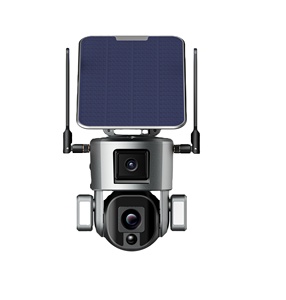 Wireless Solar Security <b>Camera</b> 4MP 10X Optical Rechargeable Battery Surveillance <b>Camera</b> With Color <b>Night</b> <b>Vision</b> - Product Image 1