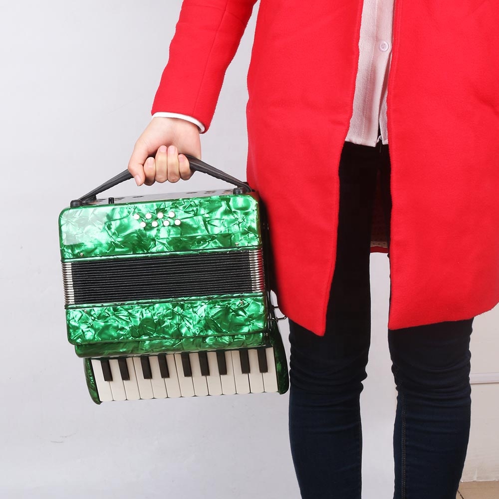 IRIN Portable Mini 22 Keys 8 Bass Keyboard Accordion & OEM