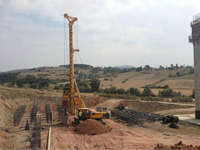 Foreuse hydraulique pour fondations profondes XR160E, profondeur 56 m, pour la construction