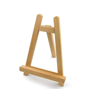 <span class=keywords><strong>Chevalet</strong></span> triangulaire en <span class=keywords><strong>bois</strong></span> de hêtre et d'orme pour artiste, <span class=keywords><strong>petit</strong></span> <span class=keywords><strong>chevalet</strong></span> de table multifonctionnel pour la peinture - Product Image 1