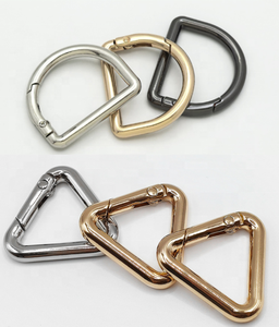 Silver Carabiner <strong>Clip</strong> <strong>Snap</strong> Trigger <strong>Spring</strong> O Rings for Keyrings Buckles <strong>spring</strong> <strong>snap</strong> hook - Product Image 6