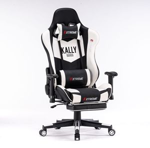 <span class=keywords><strong>Chaise</strong></span> de jeu <span class=keywords><strong>Razer</strong></span> moderne avec hauteur réglable, pivotante et inclinable, en cuir PU, design ergonomique, vérin à gaz 3 positions - Qualité supérieure - Product Image 3