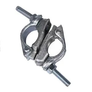 High quality gi galvanized British drop forged swivel couplers swivel clamp for scaffolding accessories