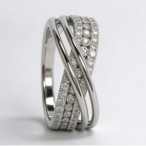 <b>CUSTOM</b> SILVER 10K/14K/18 SOLID GOLD CLASSIC LAB GROWN CVD IGI VVS-VS QUALITY BRILLIANT CUT UNISEX PRONG SETTING ENGAGEMENT <b>RING</b> - Product Image 3