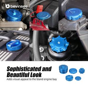 Juego de 5 Tapas Decorativas BEVINSEE para Motores <span class=keywords><strong>BMW</strong></span> N20 N26 N52 N51 N53 N54 N55 para <span class=keywords><strong>BMW</strong></span> E8X E9X - Product Image 2