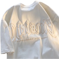 T-shirts à manches courtes uniques et chics de style décontracté pour hommes et femmes, t-shirts de couple de créateurs de niche préférés par les étudiants en art