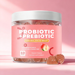 WELLBODY OEM Gommose Probiotiche per Donne, Gommose per l'Equilibrio Femminile, per un Odore Sano, con Prebiotici di Mirtillo Rosso, Vegane, 60 Pezzi - Product Image 1