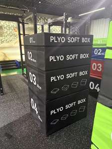 Caja <span class=keywords><strong>de</strong></span> Salto para <span class=keywords><strong>Gimnasia</strong></span> <span class=keywords><strong>de</strong></span> Alta Calidad, Ecológica, Ajustable en Altura, Precio al por Mayor, PVC Suave 4 en 1 - Product Image 6