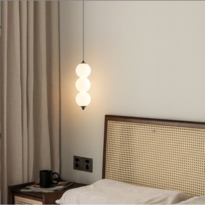 Lampe suspendue créative en forme d'églantier confit, corps en fer blanc, blanc chaud et neutre, trois couleurs, pour chambre à coucher, salon, éclairage domestique - Product Image 2