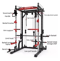 Système de cage Smith multifonctionnel pour salle de sport à domicile Lazada Hot, rack pour entraînement complet du corps, équipement de musculation Smith