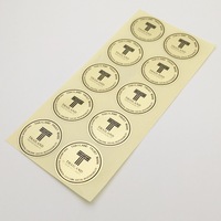 Autocollant de téléphone en métal personnalisé avec logo, imperméable et adhésif, pour l'artisanat et les cadeaux