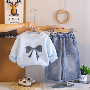 Tenue Tendance Printemps-Automne pour Filles 2026 – Nouvelle Robe en Coton à Manches Longues pour Bébé <span class=keywords><strong>Fille</strong></span> avec Grand Nœud – Tendance Enfants S - Product Image 4