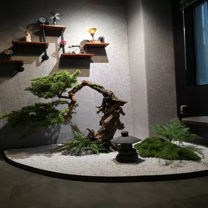 Árbol de Pino Artificial Realista en Maceta, Mini Bonsái de Hoja Perenne Artificial, Sin Mantenimiento, para Decoración de Escritorio, Balcón, Sala de Estudio - Product Image 5