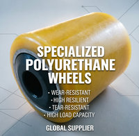 Prix d'usine – Ensemble de roues à rouleaux de charge centrale en polyuréthane et acier, durables, 82x70/75-20 mm, pour transpalette électrique/chariot élévateur