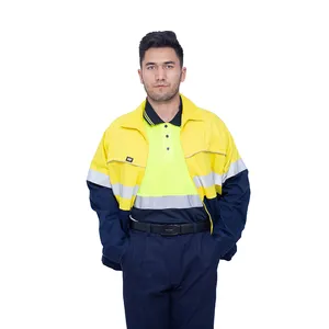 उच्च गुणवत्ता बहु-कार्यात्मक लौ प्रतिरोधी Coverall काम Workwear वर्दी औद्योगिक वर्दी