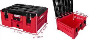 Système de Rangement Valise à Outils Modulaire Empilable et Roulant Personnalisable Rouge ODM <span class=keywords><strong>Packout</strong></span> - Product Image 5