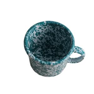 Tasse à café en céramique imprimée Logo personnalisable sud-coréen Splash métal acier pour Camping en plein air éclaboussures tasse mouchetée - Product Image 3