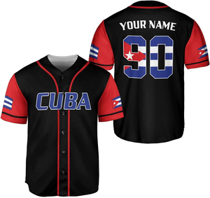 Vente en Gros Nouveau Design Hommes T-shirts Cubains de Haute Qualité Camisetas Béisbol Cuba - Product Image 6