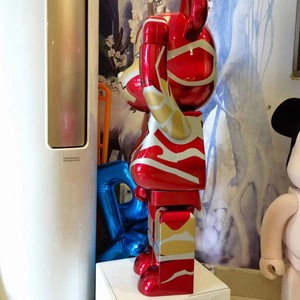 Bearbrick 1000% hành động hình gấu gạch bạo lực gấu xây dựng khối sắt người đàn ông búp bê cho trang trí nội thất nhựa thủ công mỹ nghệ - Product Image 3