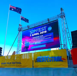 Outdoor LED Display Screen 2m x 1.5m P3.91 Full Color 1920x1080 Resolution IP65 Wall Mountable Digital Poster for Advertising - Product Image 1