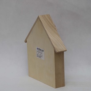 Estante de <span class=keywords><strong>madera</strong></span> en forma de casa, estante de pared, color natural, con 9 partes, decoración para el hogar, <span class=keywords><strong>madera</strong></span> de pino - Product Image 4