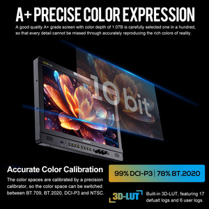 Moniteur LCD de production studio UQ19 neuf de 18,4 pouces, 1000 nits, haute luminosité, 8K, 12G-SDI, avec haut-parleur intégré, pour ordinateur de bureau - Product Image 2