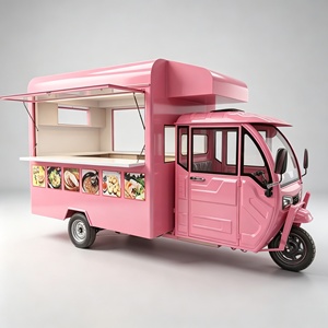 Chariot alimentaire portable avec structure pliable et système de cuisine complet pour les vendeurs de marché - Product Image 6