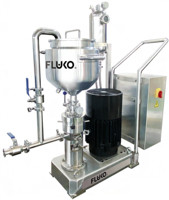 Broyeur colloïdal industriel série FSH-CM pour la transformation des produits alimentaires, chimiques et plastiques, capacité 50L/100L, puissance 55/75kW