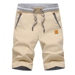 Pantalones de algodón informales de verano para hombre con nuevo estilo de moda al por mayor pantalones cortos de playa con cordón y cintura elástica - Product Image 2