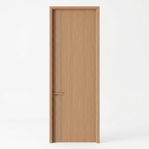 Porte intérieure <span class=keywords><strong>en</strong></span> <span class=keywords><strong>bois</strong></span> écologique minimaliste moderne <span class=keywords><strong>en</strong></span> HDF mélaminé sans formaldéhyde pour chambre à coucher - Product Image 3