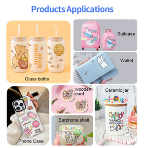 2025 nhà máy giá rẻ nhất UV dtf máy in xp600 Độ chính xác cao nhập khẩu đầu in tinh thể nhãn chuyển Sticker máy in logo máy in - Product Image 3