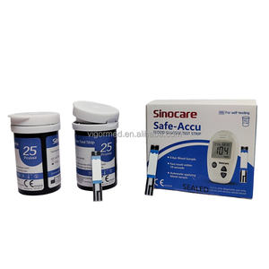 Tiras Reactivas para Glucómetro 25 Unidades <span class=keywords><strong>Precio</strong></span> Sinocare Safe Accu - Product Image 2